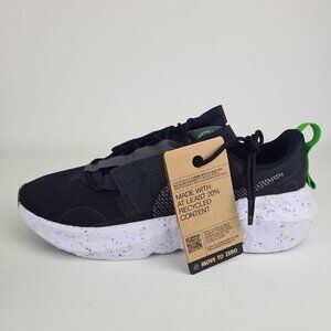 Nike Crater Impact Black White Mens Running Sneakers